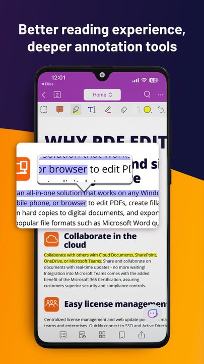 Foxit PDF Reader: captura de pantalla 4 de la app