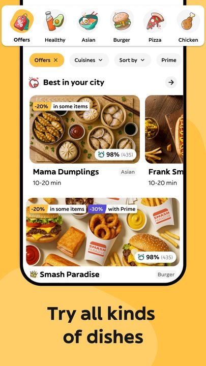 Glovo: captura de pantalla 3 de la app