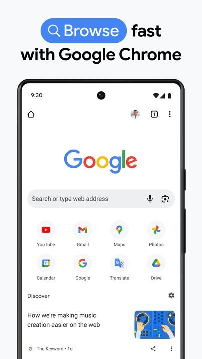 Google Chrome: captura de pantalla 2 de la app