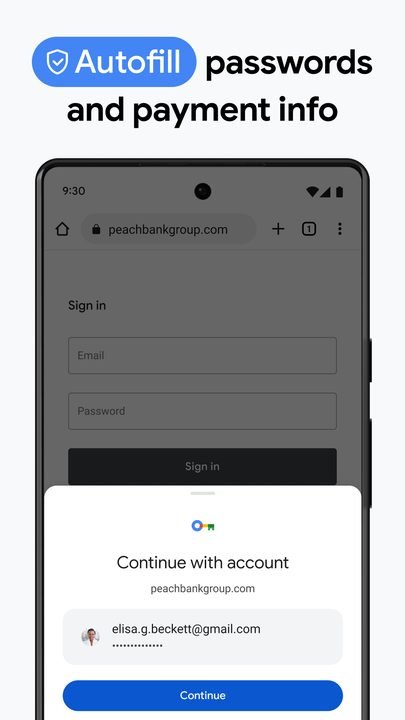Google Chrome: captura de pantalla 3 de la app