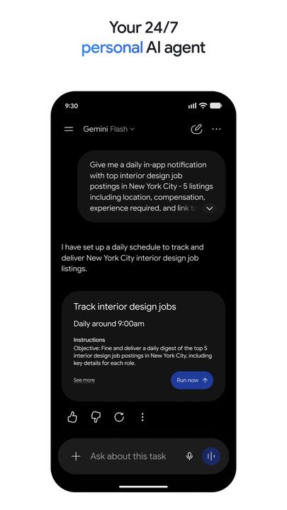 Google Gemini: captura de pantalla 5 de la app