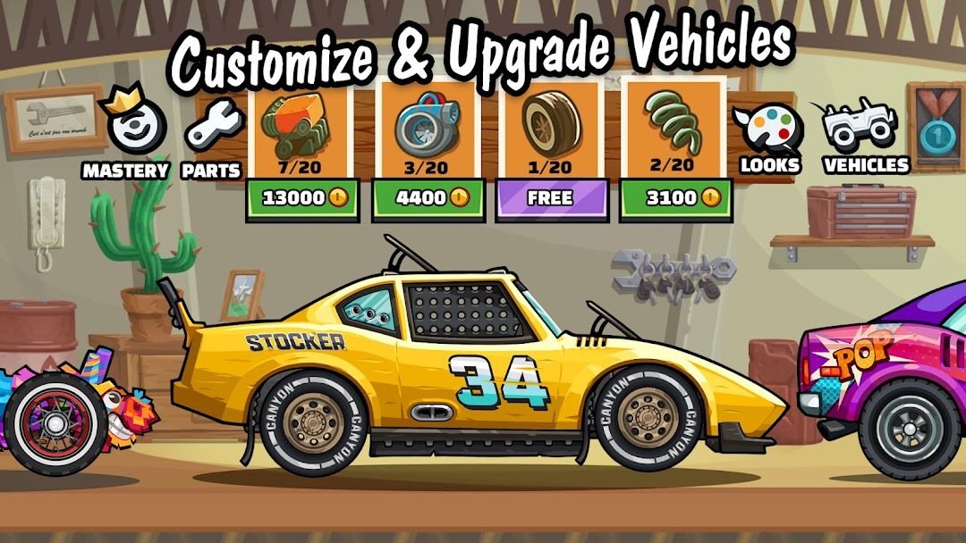 Hill Climb Racing: captura de pantalla 3 de la app