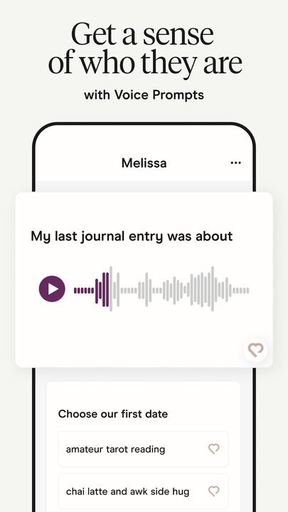 Hinge: captura de pantalla 5 de la app