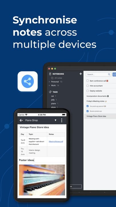 Joplin: captura de pantalla 4 de la app