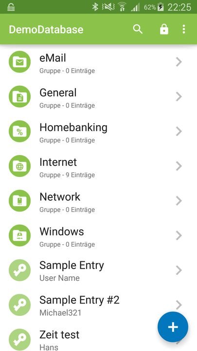 KeePass: captura de pantalla 2 de la app