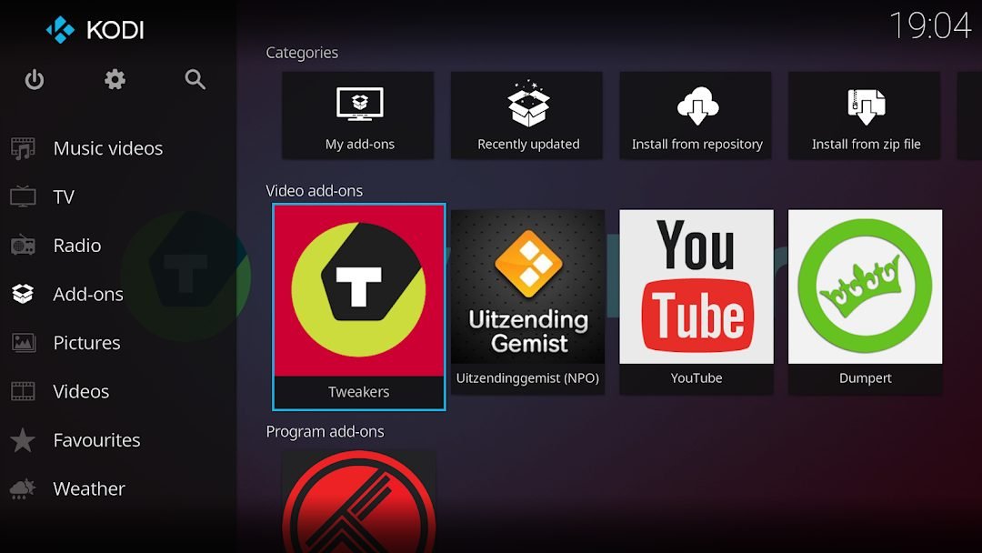 Kodi: captura de pantalla 2 de la app