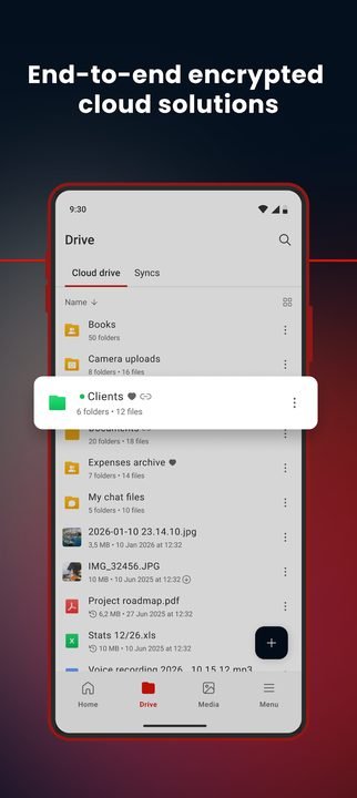 MEGA: captura de pantalla 3 de la app