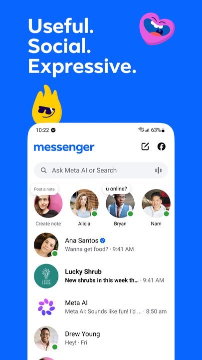 Messenger: captura de pantalla 2 de la app