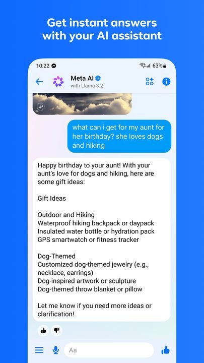 Messenger: captura de pantalla 5 de la app
