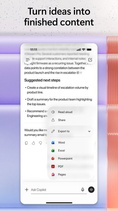 Microsoft Office: captura de pantalla 4 de la app