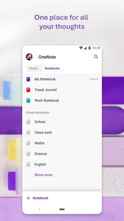 Microsoft OneNote: captura de pantalla 3 de la app