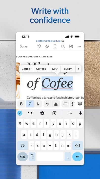 Microsoft Word: captura de pantalla 5 de la app