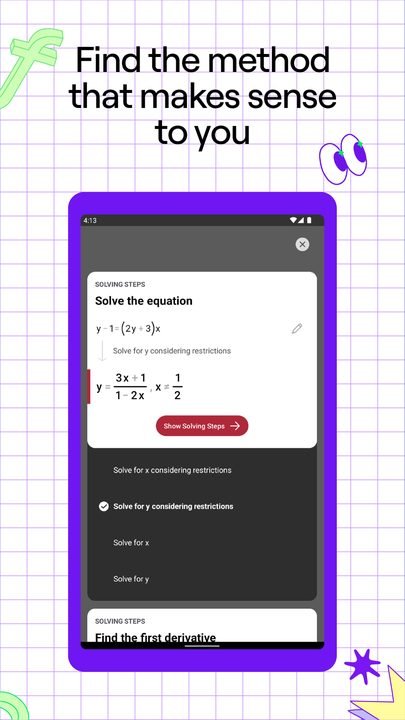 Photomath: captura de pantalla 3 de la app