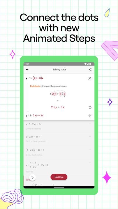 Photomath: captura de pantalla 4 de la app