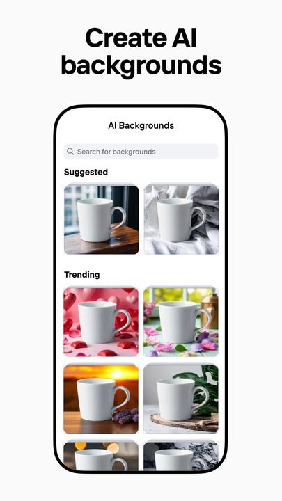PhotoRoom: captura de pantalla 2 en Android