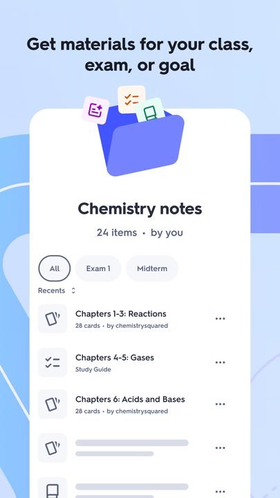 Quizlet: captura de pantalla 4 de la app
