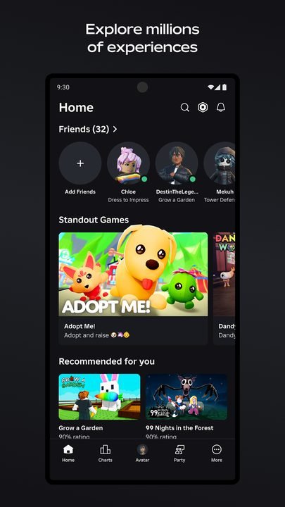 Roblox: captura de pantalla 2 de la app