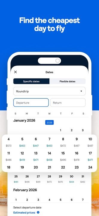 Skyscanner: captura de pantalla 4 de la app