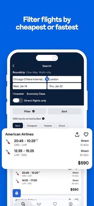 Skyscanner: captura de pantalla 5 de la app