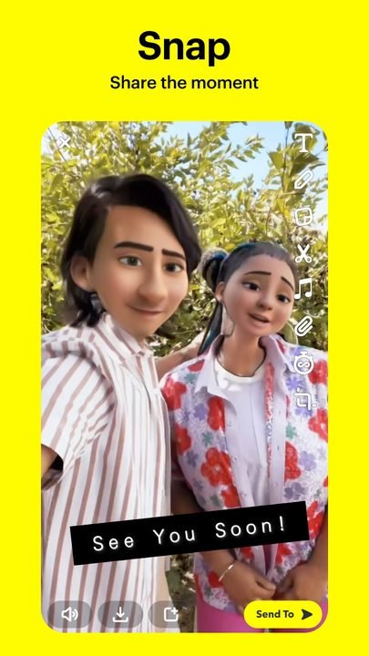 Snapchat: captura de pantalla 2 de la app