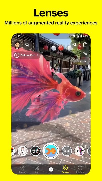 Snapchat: captura de pantalla 4 de la app