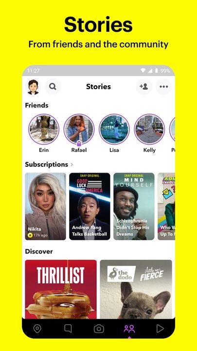 Snapchat: captura de pantalla 5 de la app