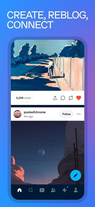 Tumblr: captura de pantalla 3 de la app