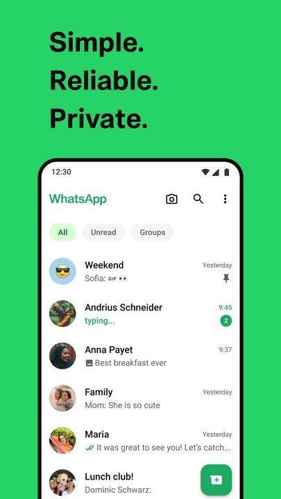 WhatsApp Messenger: captura de pantalla 2 de la app