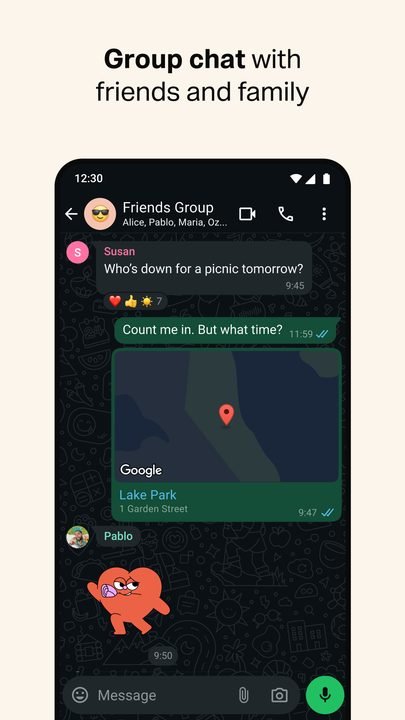 WhatsApp Messenger: captura de pantalla 5 de la app