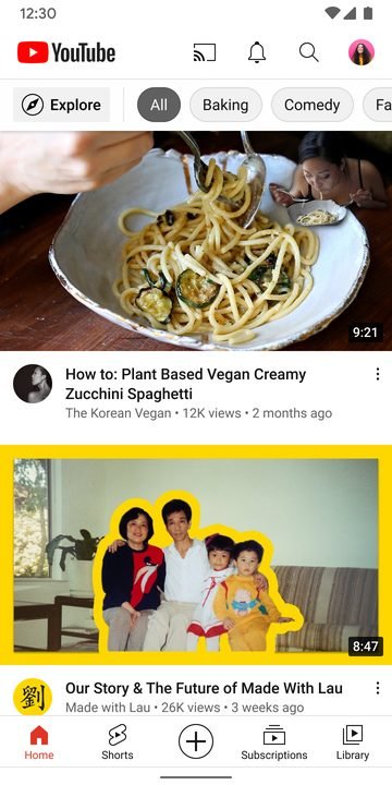 YouTube: captura de pantalla 5 de la app